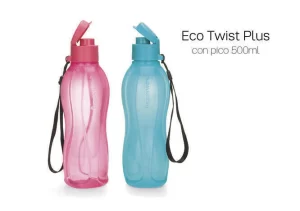BOTELLA ECO TWIST TUPPERWARE ROSA