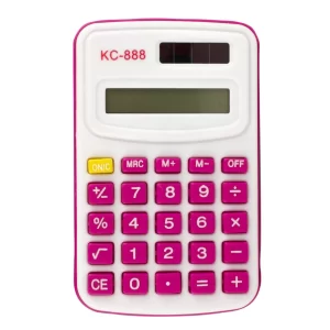 CALCULADORA BICOLOR 10 X 6cm
