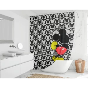 CORTINA DE BAÑO MICKEY