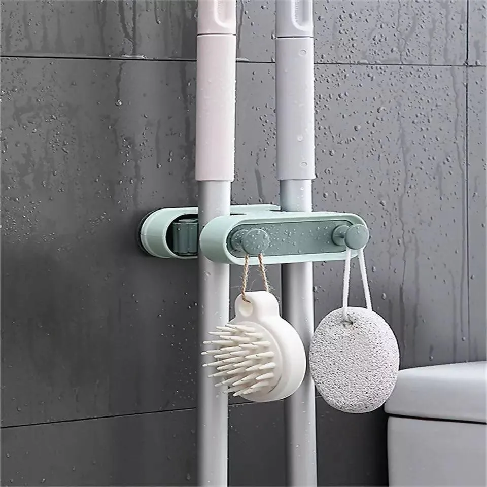 SOPORTE ESCOBA DOBLE AUTOADHESIVO