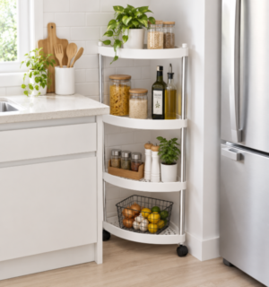ORGANIZADOR ESQUINERO BAÑO/COCINA 4 NIVELES