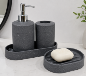 SET DE BAÑOS 4 ACCESORIOS