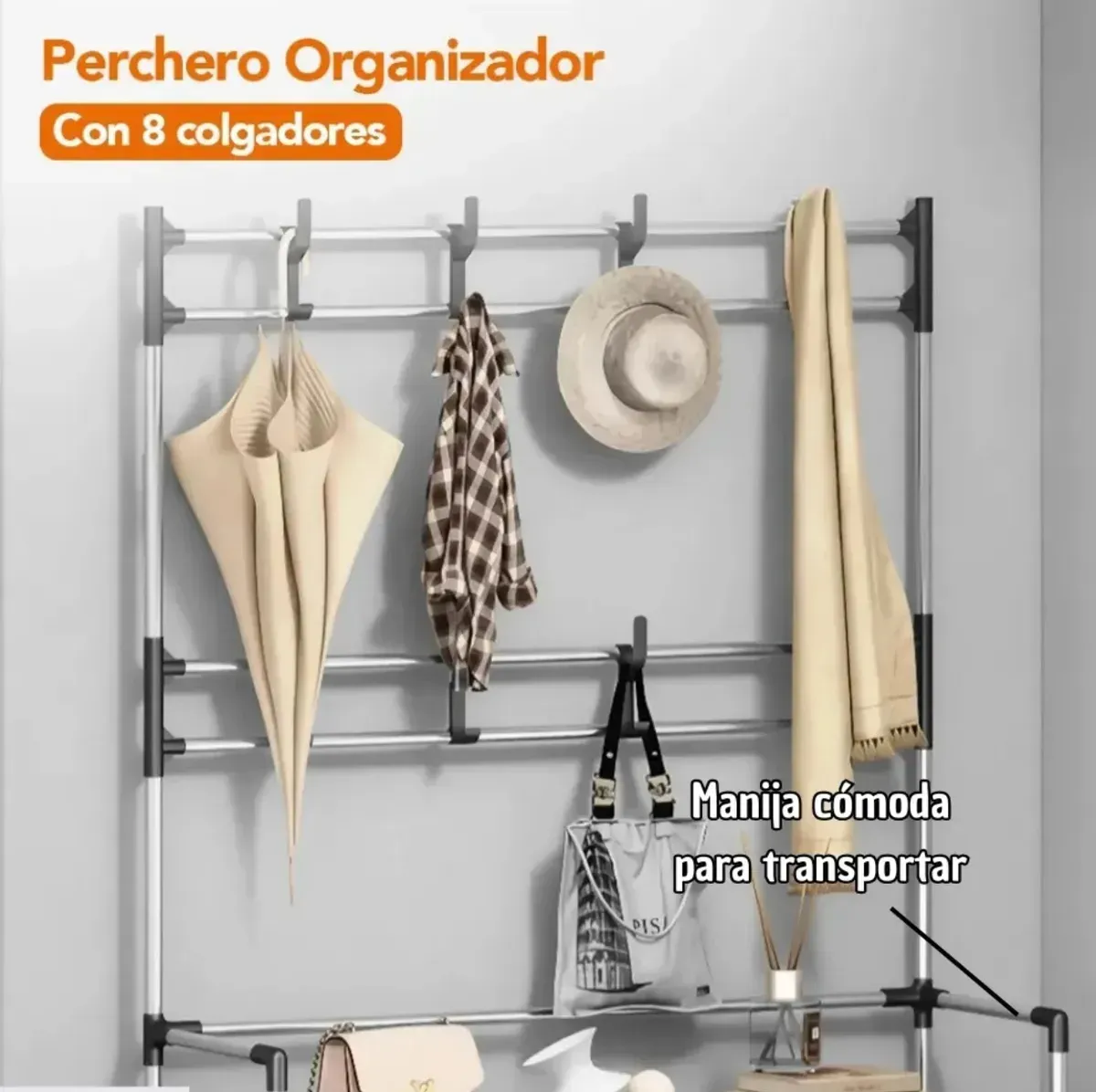 PERCHERO ORGANIZADOR DE ZAPATOS - Imagen 4