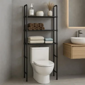 ORGANIZADOR DE BAÑO SOBRE INODORO COLOR BLANCO
