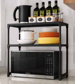 organizador de cocina para microondas